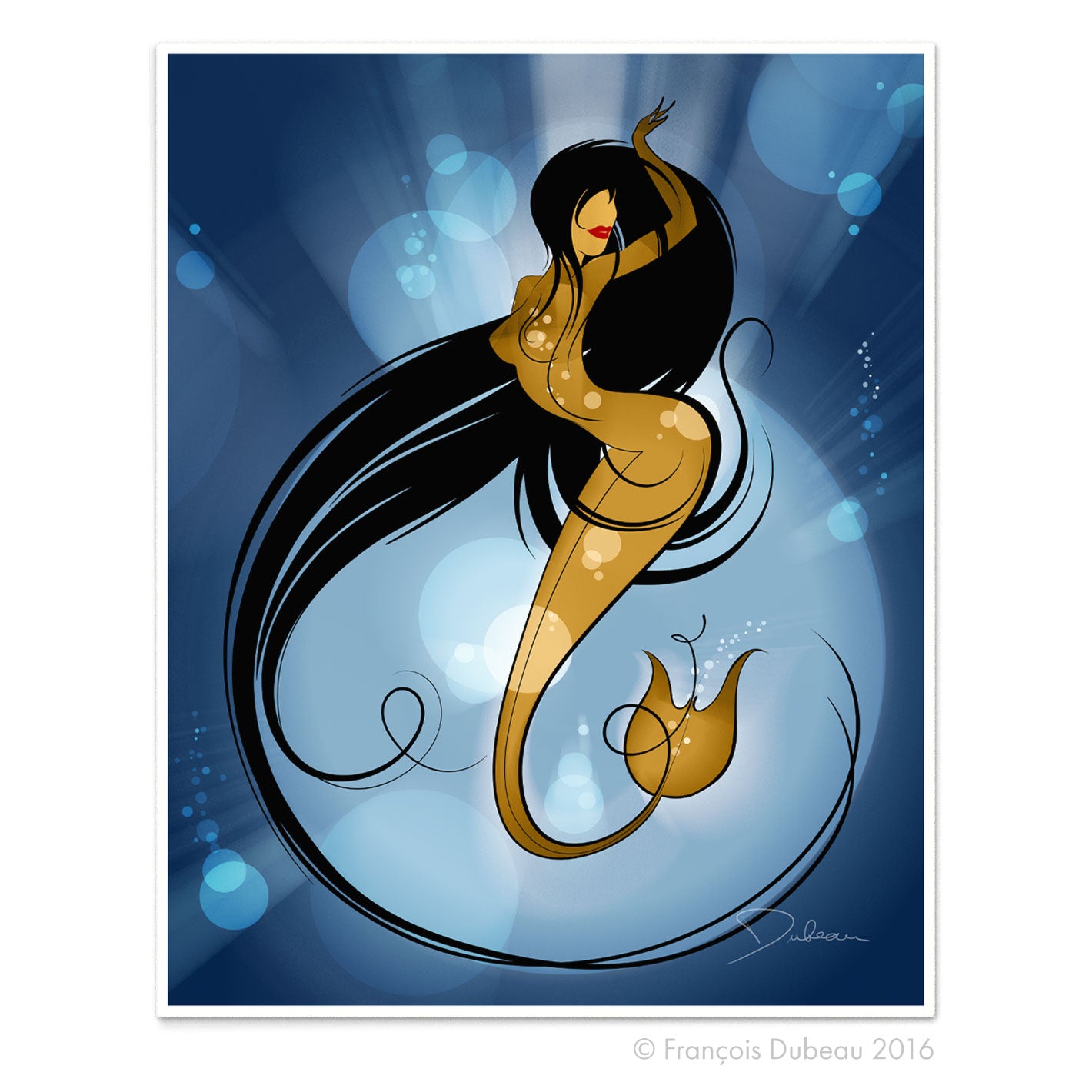 Mermaid in Blue