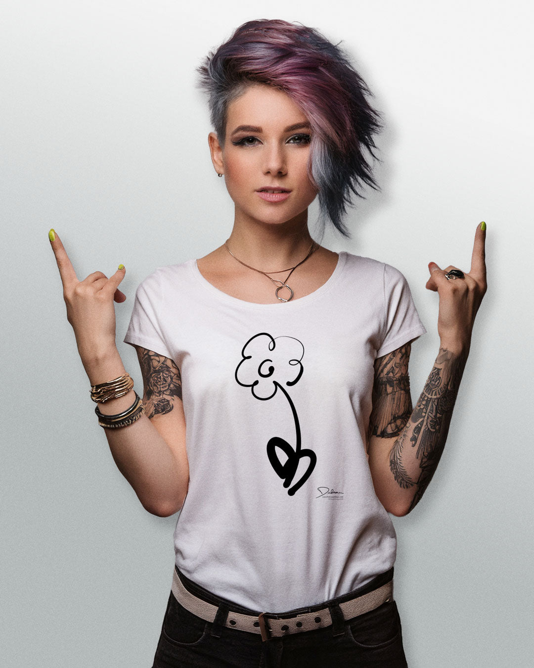 Flower - Classic Unisex Crewneck T-shirt