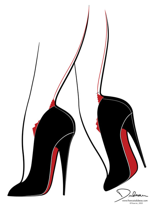 Les talons - T-shirt classique unisexe à col rond